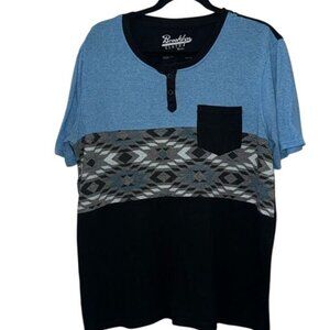 Brooklyn Cloth Mens Short Sleeve Henley T-Shirt XL